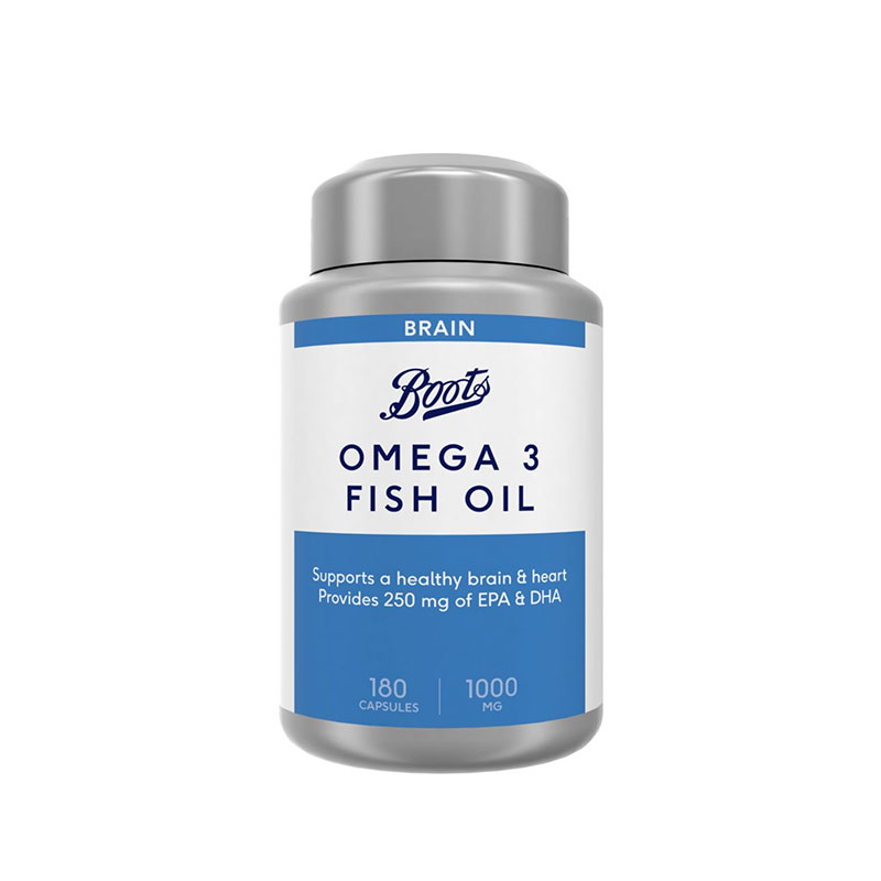 Boots Omega 3 Fish Oil 1000mg – 180 Capsules